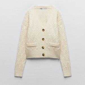Zara Cream Cardigan